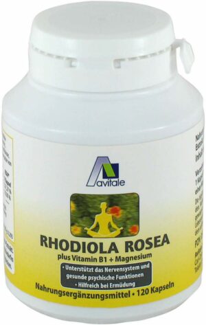 Rhodiola Rosea 200 mg Vegi Kapseln 120 Kapseln