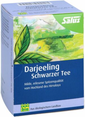 Darjeeling Schwarzer Tee Bio Salus 15 Filterbeutel