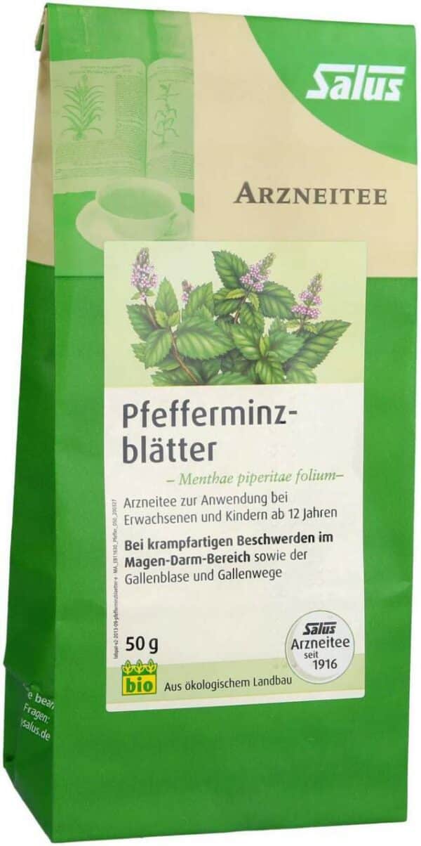 Pfefferminzblätter Arzneitee Bio Salus 50 G