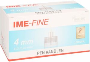 Ime Fine Universal 31 G 4mm Pen Kanülen