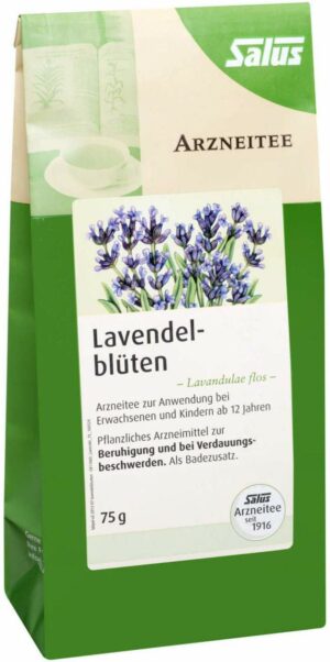 Lavendelblüten Arzneitee Bio Salus 75 G