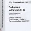 Carboneum Sulfuratum C 30 10 G Globuli