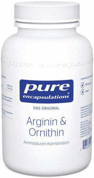 Pure Encapsulations Arginin + Ornithin 90 Kapseln