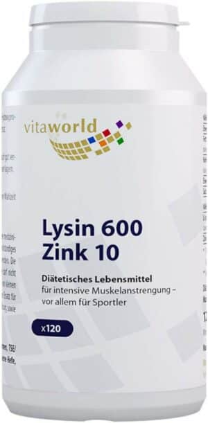 Lysin 600 mg Plus Zink 10 mg Kapseln