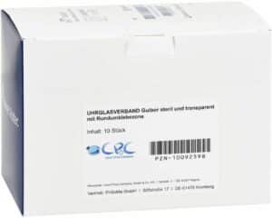 Uhrglasverband Steril Transparent M.Rund