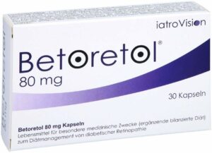 Betoretol 80 mg 30 Kapsel