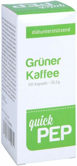 Quickpep Grüner Kaffee 100 Kapseln