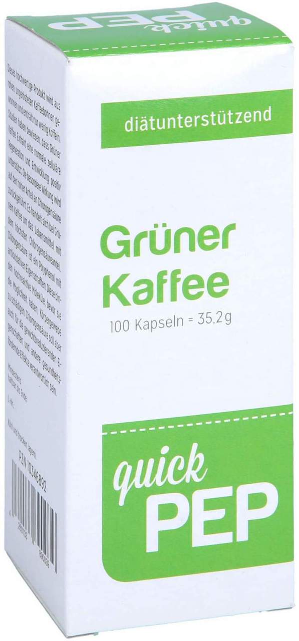 Quickpep Grüner Kaffee 100 Kapseln
