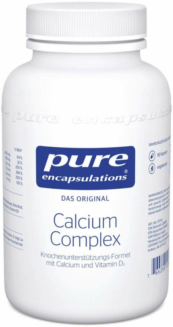 Pure Encapsulations Calcium Complex 90 Kapseln