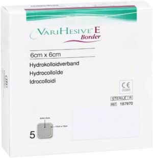 Varihesive E Border 6x6 cm Hkv Hydroaktiv 965251