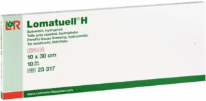 Lomatuell H Salbentüll 10x30 cm Steri