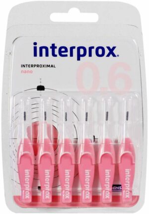 Interprox Reg Nano Rosa Interdentalbürste 6 Stück