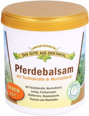 Pferdebalsam Mit Teufelskralle und Murmeltieröl 500 ml