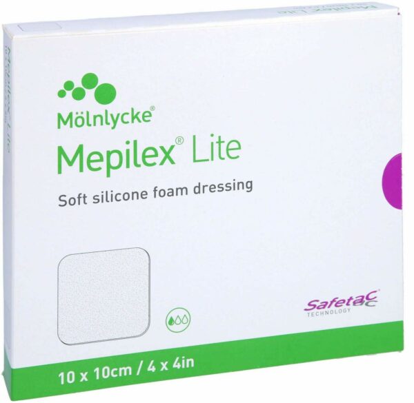Mepilex Lite 5 Schaumverbände 10 X 10 cm Steril