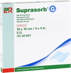 Suprasorb G Gelkompresse 10 X 10 cm 5 Stück