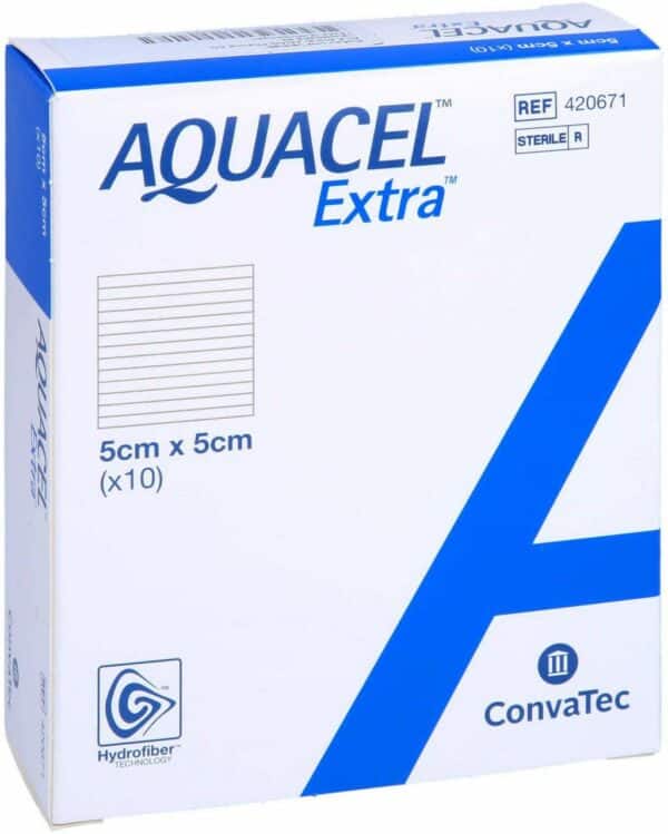 Aquacel Extra 5x5 cm Verband