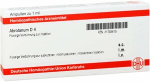 Abrotanum D 4 Ampullen 8 X 1 ml