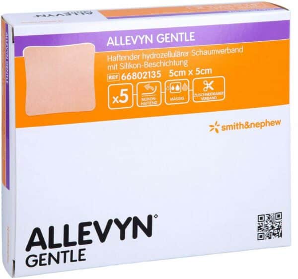 Allevyn Gentle 5x5 cm Schaumverb.