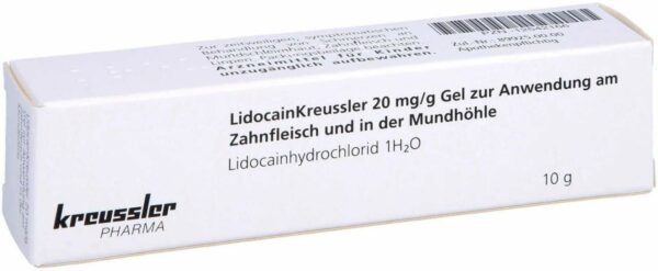 Licocain Kreussler 20 mg Pro G Gel 10 G