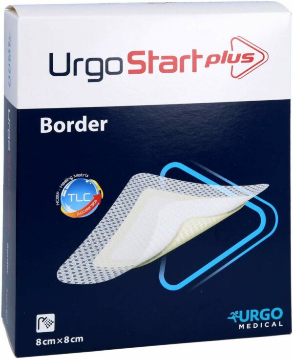 Urgostart Plus Border 8x8 cm Wundverband