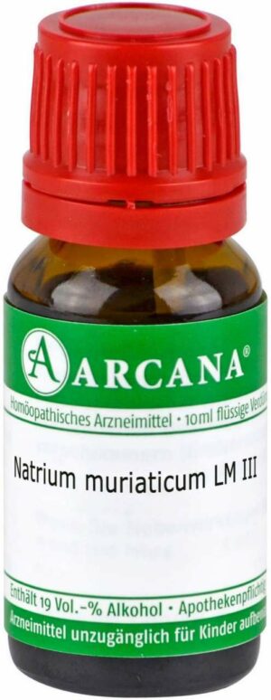 Natrium Muriaticum Lm 3 Dilution    10 ml