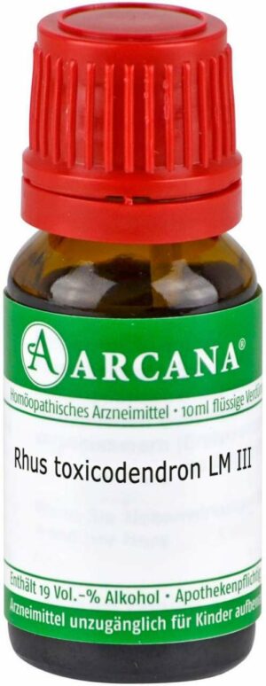 Rhus Toxicodendron Lm 3 Dilution  10 ml