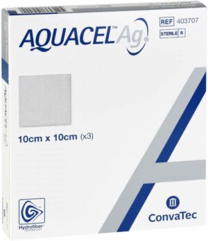 Aquacel AG 10 X 10 cm 3 Kompressen