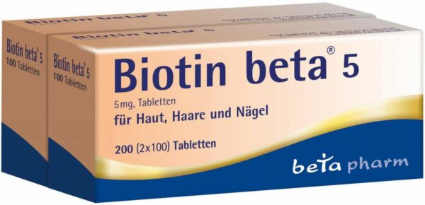 Biotin Beta 5  200 Tabletten