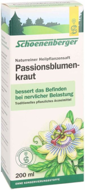 Passionsblumenkraut Naturreiner Heilpflanzensaft