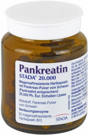 Pankreatin Stada 20000 50 Magensaftresistente Hartkapseln