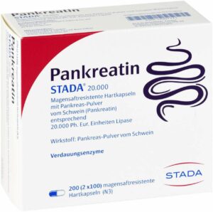 Pankreatin Stada 20.000 200 Magensaftres.Hartkapseln