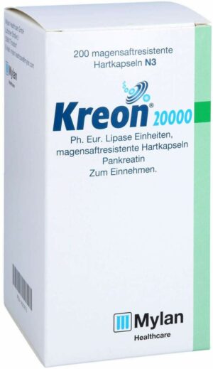 Kreon 20.000 Ph.Eur.Lipase Einheiten Msr.Hartkaps.