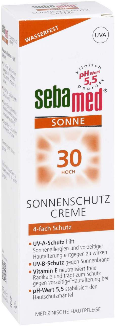 Sebamed Sonnenschutz Creme Lsf 30 75 ml