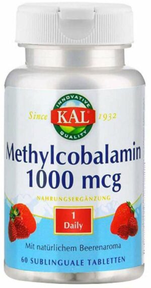 Vitamin B12 Methylcobalamin 1000 µg 60 Tabletten