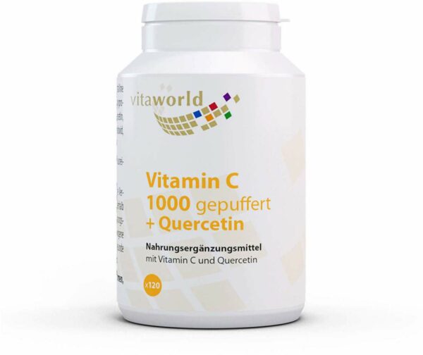 Vitamin C 1000 Gepuffert + Quercetin 120 Tabletten