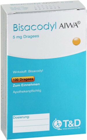 Bisacodyl Aiwa 5 mg 100 Dragees