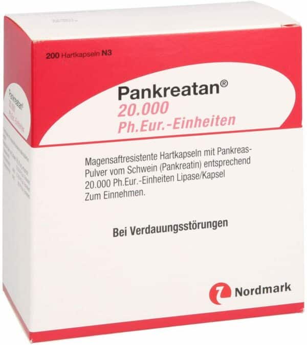 Pankreatan 20.000 Ph.Eur.-Einheiten 200 Magensaftresistente...