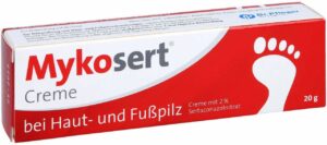 Mykosert Creme bei Haut- und Fußpilz