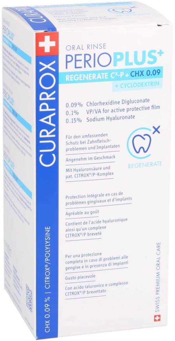 Curaprox Perio Plus+ Regenerate Mundspülung Chx 0