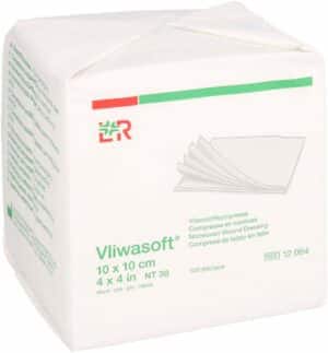 Vliwasoft Vlieskompressen Unsteril 10 X 10 cm 4lagig 100...