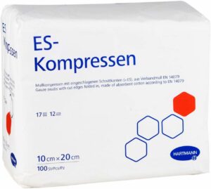 Es Kompressen Unsteril 10 X 20 cm 12 Fach 100 Kompressen