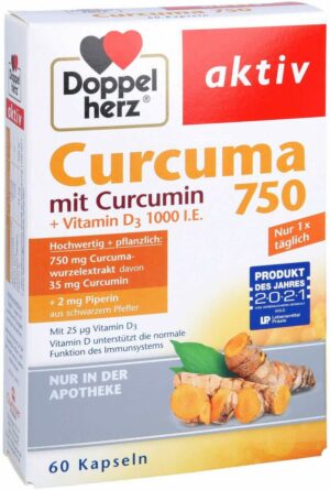 Doppelherz Curcuma 750 60 Kapseln