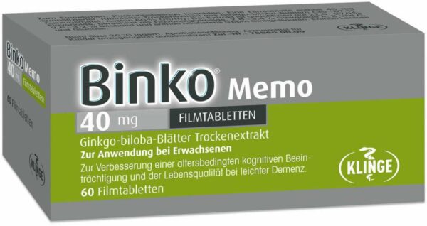 Binko Memo 40 mg 60 Filmtabletten