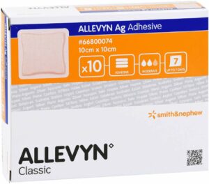 Allevyn AG Adhesive 10x10 cm Wundverband