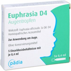 Euphrasia D 4 Augentropfen 5 X 0