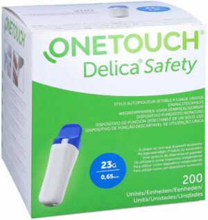 One Touch Delica Safety Einmalstechhilfe 23 G 200 Stück