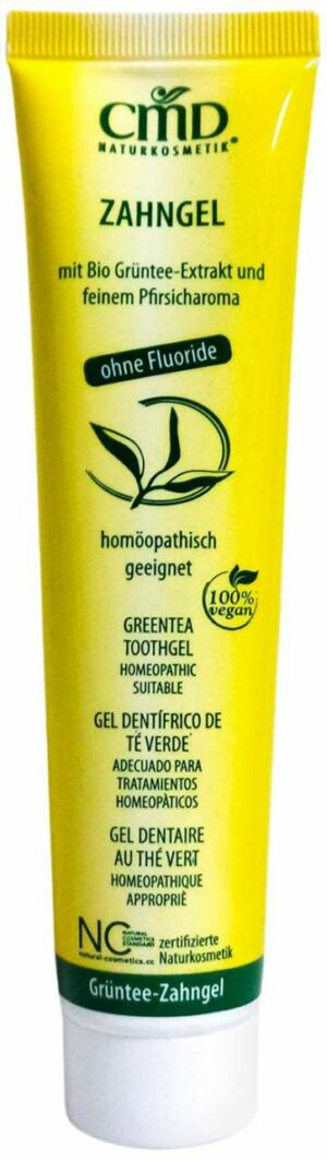 Zahn Gel Mit Grüntee Extrakt Ohne Fluoride Cmd 75 ml