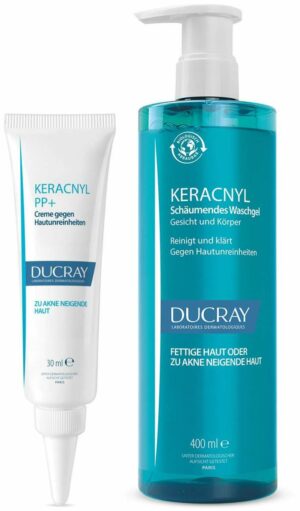 Ducray Keracnyl PP+ Creme 30 ml + Ducray Keracnyl Waschgel 400 ml