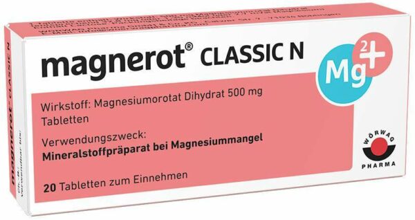 Magnerot Classic N 20 Tabletten