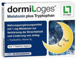 Dormiloges Melatonin Plus Tryptophan 30 Filmtabletten